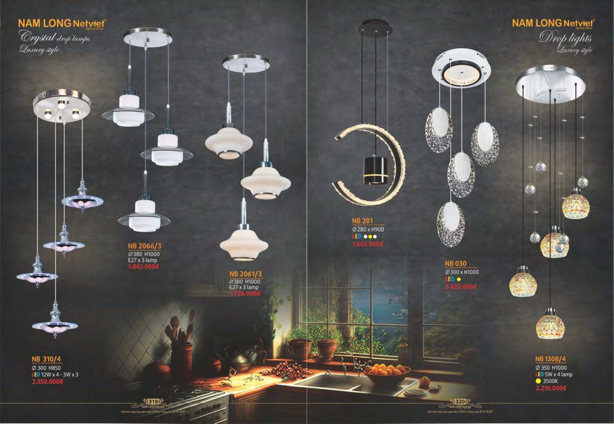 Đèn trang trí NAM LONG Catalogue và Bảng giá tại Bình Dương /Page 54